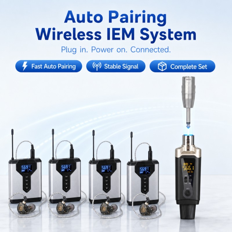 Sistema de monitores inalámbri - In Ear Monitor Iem reseña y precio