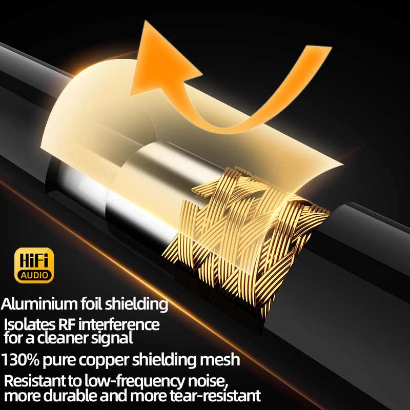 Cable de Audio HiFi de Alta Ca - Earphone Splitter Jack reseña y precio