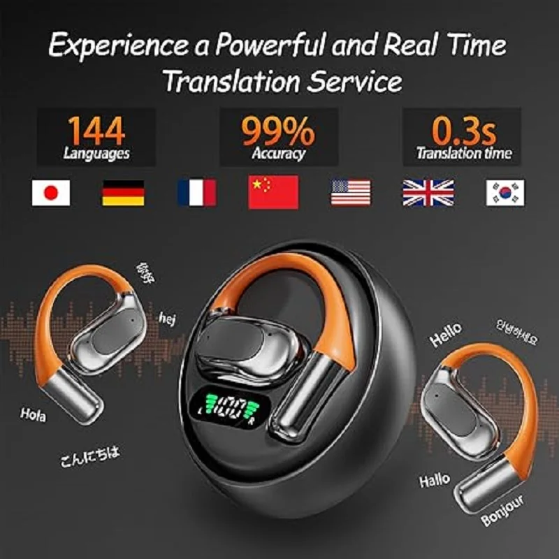Auriculares con traductor inal - Bluetooth Headset On Ear reseña y precio