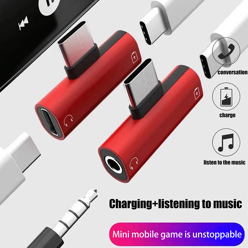 Adaptadores metálicos USB tipo - Earphone Splitter Jack reseña y precio
