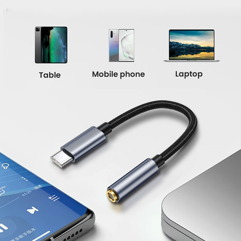 Adaptador de conector para aur - Audiophile Headphone Wired reseña y precio